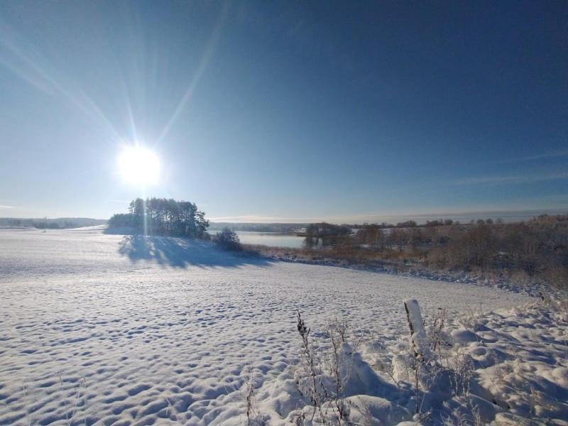 Miedzy Olchami Domek Nad Jeziorem. Noclegi Caloroczne. Cisza, Spokoj. บาร์คเชโว ภายนอก รูปภาพ